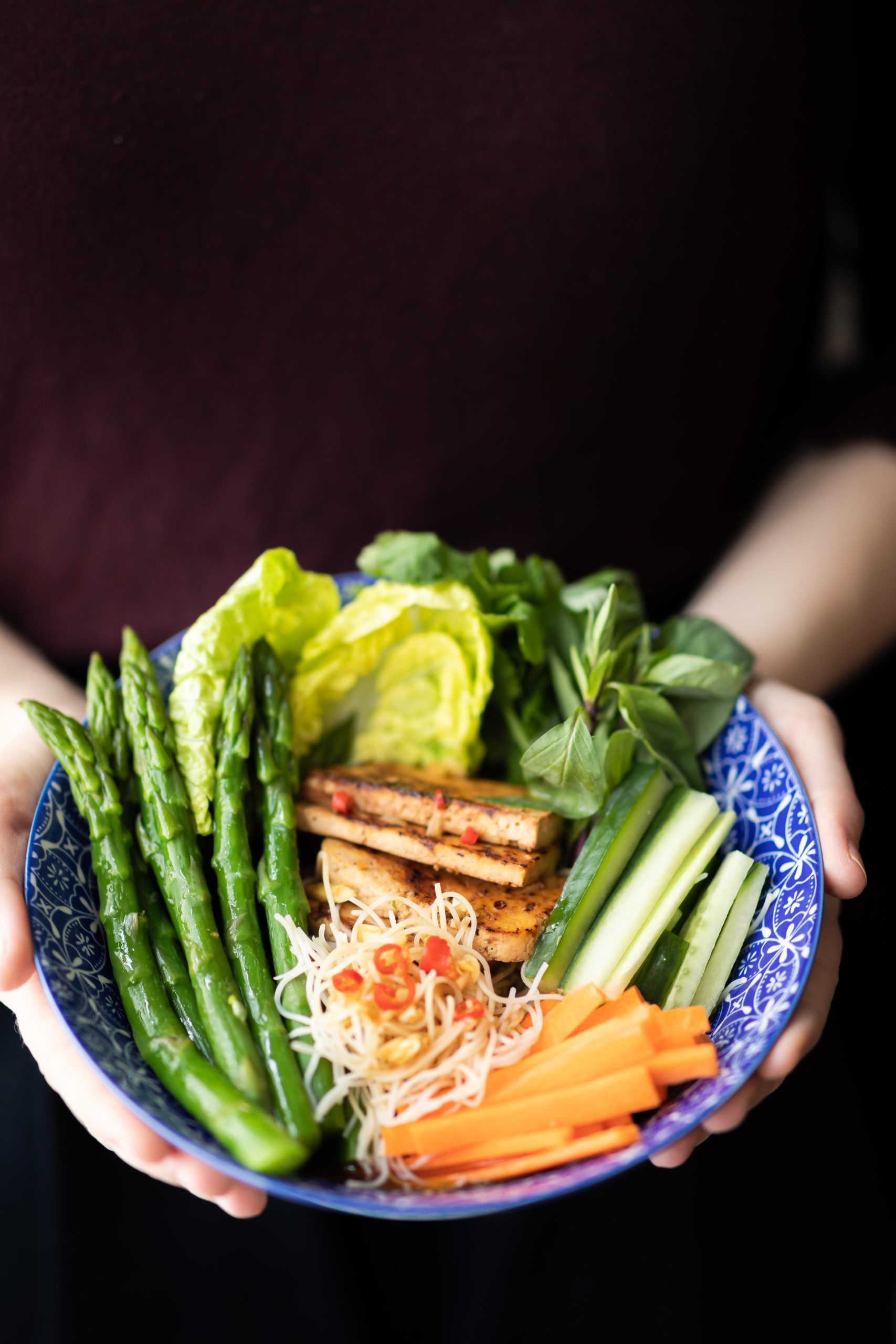 British Asparagus Noodle Bowl